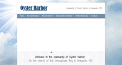 Desktop Screenshot of oysterharbor.org